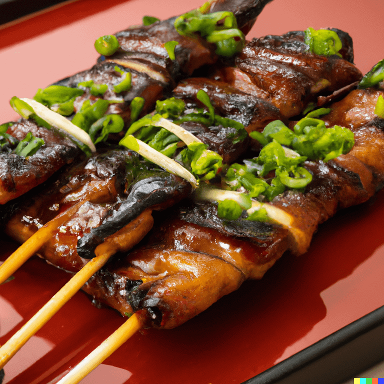 Kabayaki Unagi Skewers