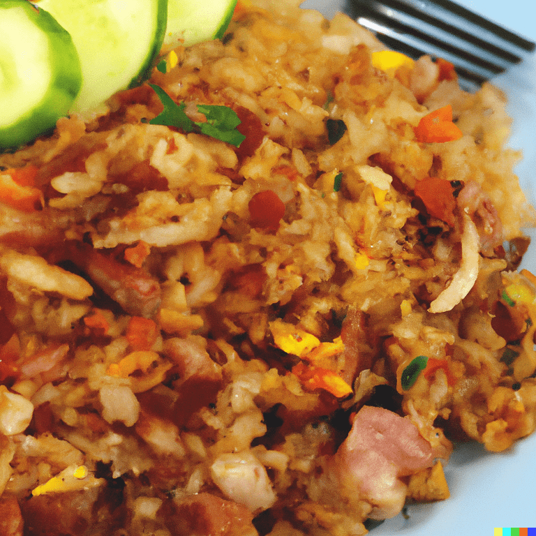 Bakkwa Fried Rice